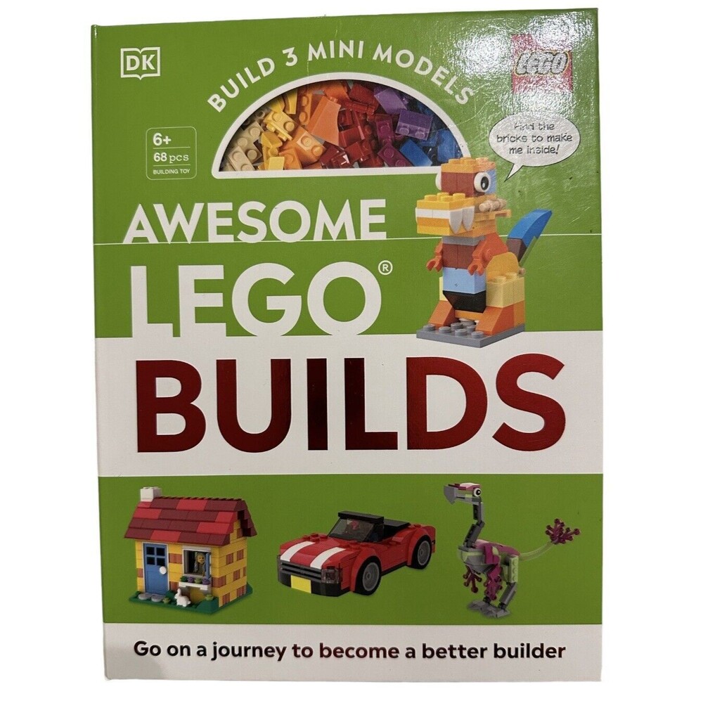 Awesome Lego Builds Book W/ Legos Build Mini Models Create